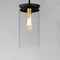 Maxim Lighting Pinn Large Single Pendant 12408CLBKSBR - alternate 3
